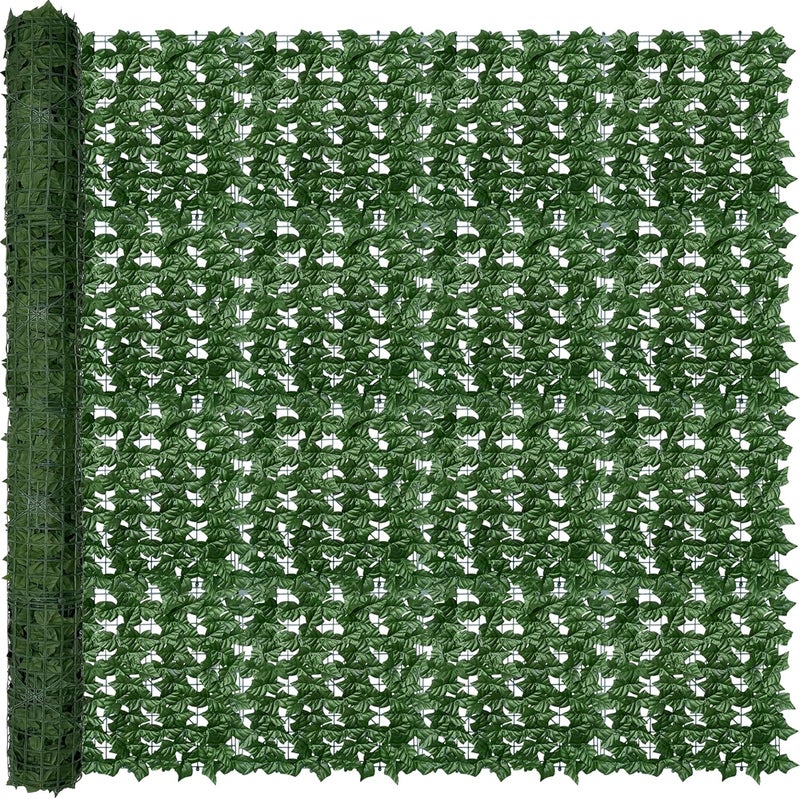 ODTORY Artificial Ivy Privacy Fence Wall Screen,80X120 in UV-Anti Faux Greenery Backdrop Ivy Vine Leaf Hedges Fence Panels for Patio, Balcony, Garden, Backyard Indoor Outdoor Green Wall Decor - Image 1